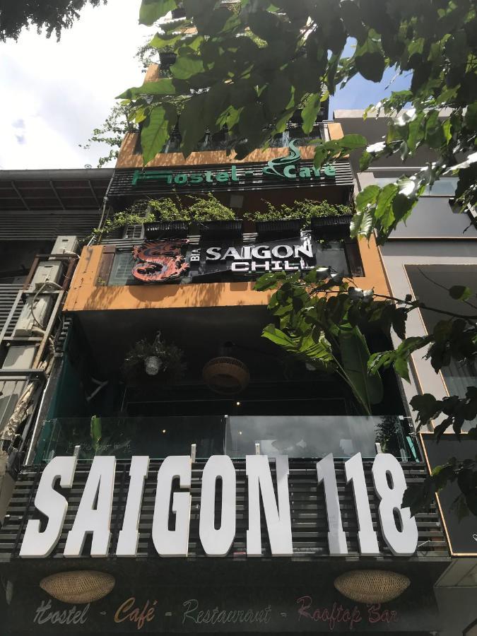 Saigon 118 Hostel And Cafe โฮจิมินห์ซิตี้ ภายนอก รูปภาพ