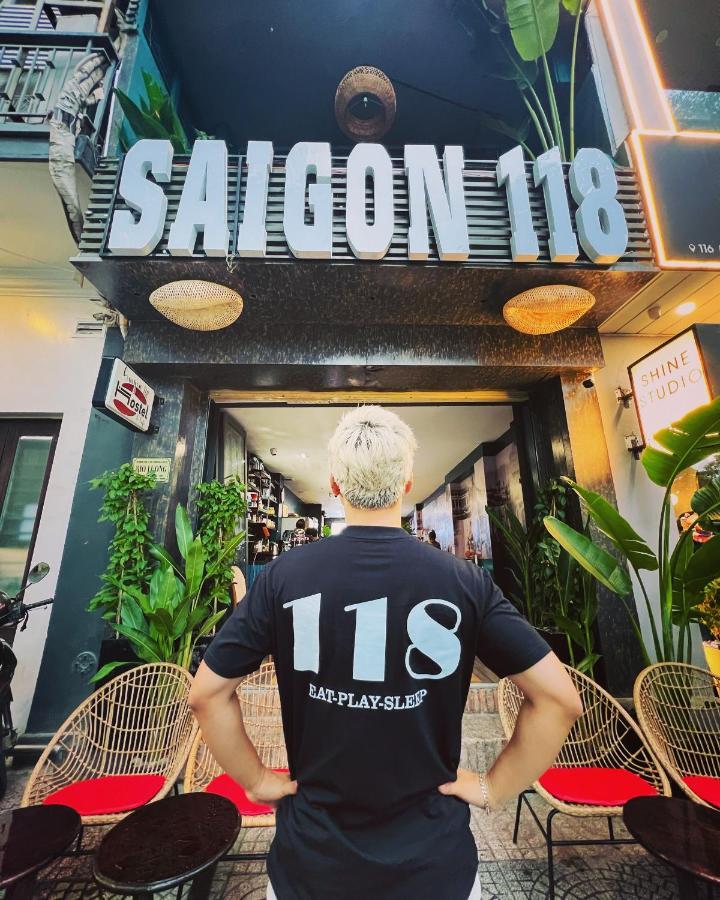 Saigon 118 Hostel And Cafe โฮจิมินห์ซิตี้ ภายนอก รูปภาพ