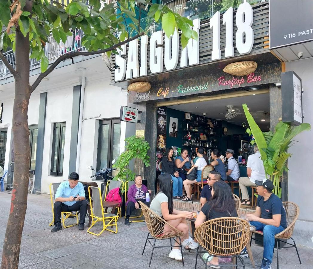 Saigon 118 Hostel And Cafe โฮจิมินห์ซิตี้ ภายนอก รูปภาพ